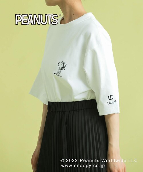 Uiscel(ユイセル)の「『別注』SNOOPY×Uiscel T-SHIRTS B(その他・メンズ・WHITE/BLACK・M/L)」の8枚目の写真