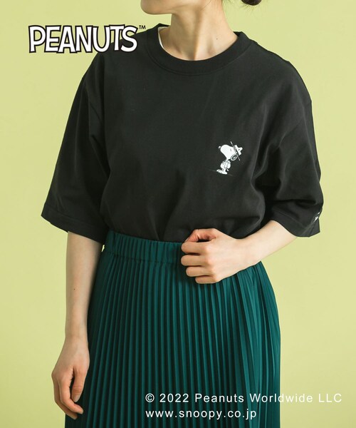 Uiscel(ユイセル)の「『別注』SNOOPY×Uiscel T-SHIRTS B(その他・メンズ・WHITE/BLACK・M/L)」の2枚目の写真