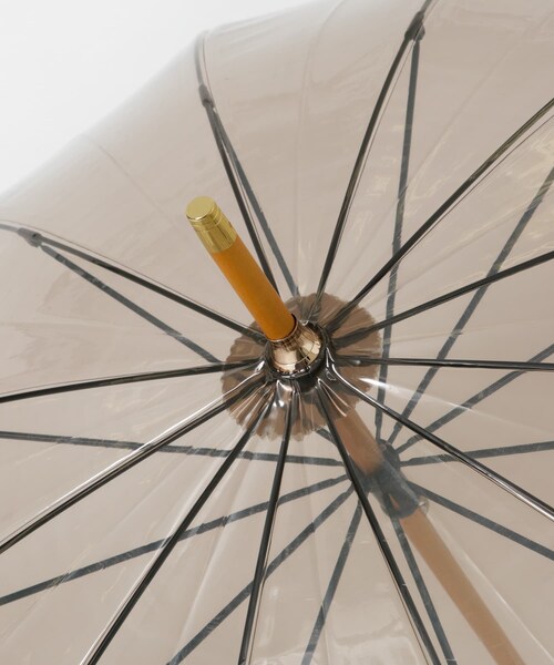 Traditional Weatherwear（トラディショナルウェザーウェア）の「Traditional Weatherwear CLEAR UMBRELLA BAMBOO（その他・レディース・BROWN・-）」の4枚目の写真