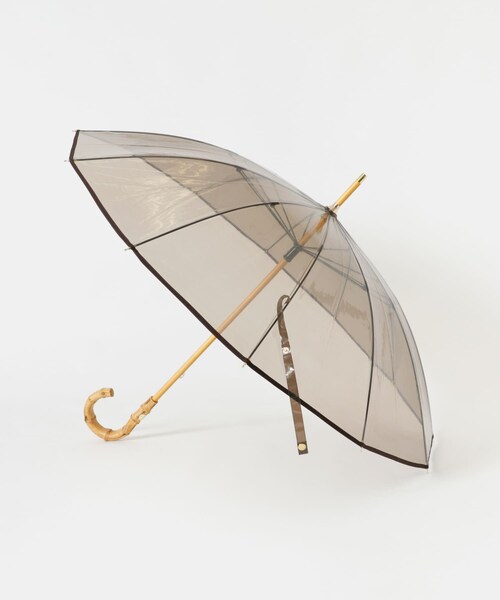 Traditional Weatherwear（トラディショナルウェザーウェア）の「Traditional Weatherwear CLEAR UMBRELLA BAMBOO（その他・レディース・BROWN・-）」の2枚目の写真