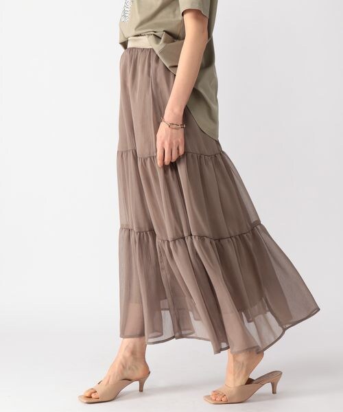 BARNYARDSTORM(バンヤードストーム)の「楊柳ティアードスカート(スカート・レディース・ブラック19/モカ59・S(0)/M(1))」の11枚目の写真