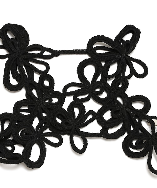 RUMCHE（ラムシェ）の「Bond Yarn Harness（トップス・レディース・BLACK/01/GOLD/90）」の4枚目の写真