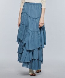 CASA FLINE（カーサフライン）の「コットンティアードスカート