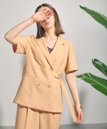 [PUBLIC TOKYO] リネン ジャケット PUBLIC TOKYO（パブリックトウキョウ）の「リネンライクハーフ