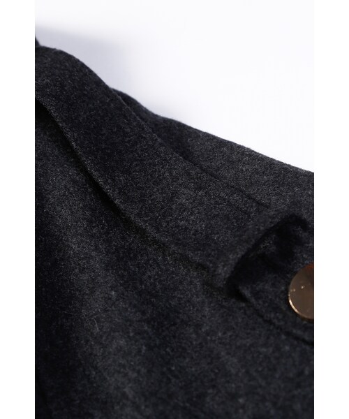 ORENDA（オレンダ）の「彼得潘金釦毛料斗篷外套（ジャケット/アウター・レディース・卡其/灰・F）」の17枚目の写真