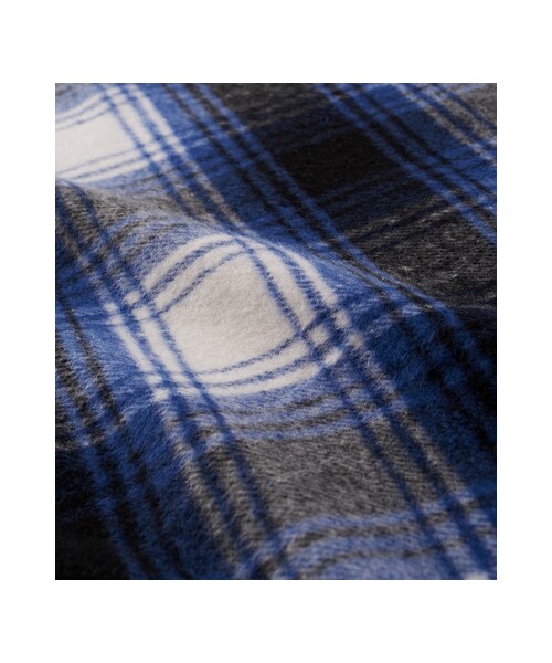 gracegift（グレースギフト）の「英倫街頭 韓國毛料感格紋上衣（トップス・レディース・藍/紅・F）」の3枚目の写真