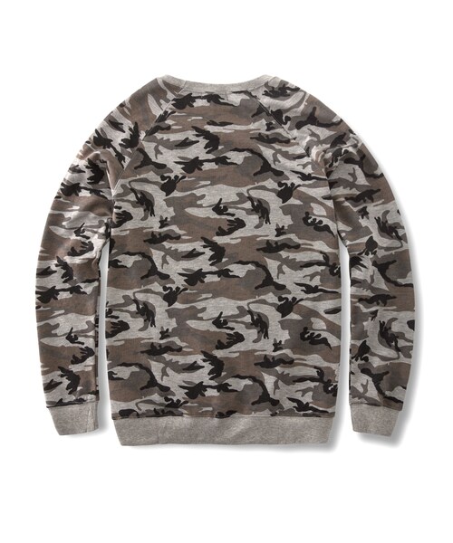 LOVFEE（ラッフィ）の「Le gentle 軍風迷彩長袖上衣（トップス・メンズ・黑/灰・S/M/L）」の7枚目の写真