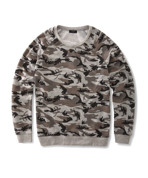 LOVFEE（ラッフィ）の「Le gentle 軍風迷彩長袖上衣（トップス・メンズ・黑/灰・S/M/L）」の2枚目の写真