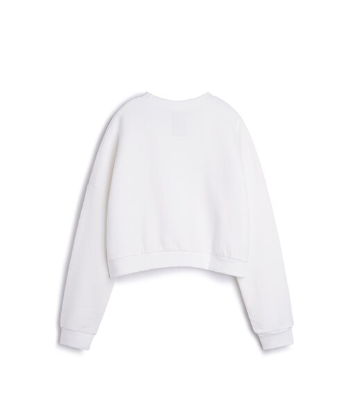 PAZZO（パッゾ）の「MIT俏皮狗頭英文上衣（トップス・レディース・米白・S/M/L）」の2枚目の写真