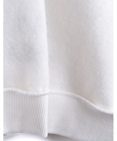 PAZZO（パッゾ）の「MIT俏皮狗頭英文上衣（トップス・レディース・米白・S/M/L）」の5枚目の写真