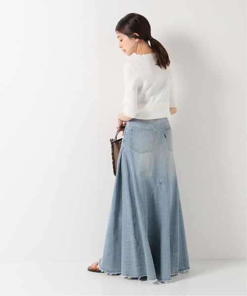 マディソンブルー 5POCKET REMAKE ロングスカート 02 MADISONBLUE(マディソンブルー)｜5POCKET REMAKE FRILL SK DENIM 5