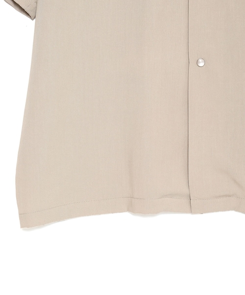Needles（ニードルス）の「S/S Cowboy One-Up Shirt - R/PE Twill（トップス・メンズ・BEIGE/27/BLACK/01/BROWN/20・S/M/L）」の6枚目の写真