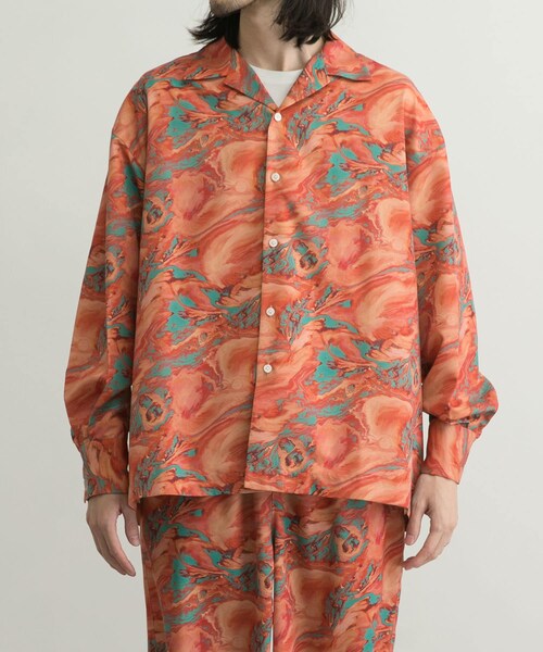 URBAN RESEARCH ID(アーバンリサーチ アイディー)の「URBAN RESEARCH iD 印花開領襯衫(トップス・メンズ・民族風圖騰/佩茲利花紋/大理石紋・M/L)」の20枚目の写真