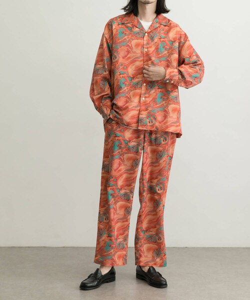 URBAN RESEARCH ID(アーバンリサーチ アイディー)の「URBAN RESEARCH iD 印花開領襯衫(トップス・メンズ・民族風圖騰/佩茲利花紋/大理石紋・M/L)」の19枚目の写真