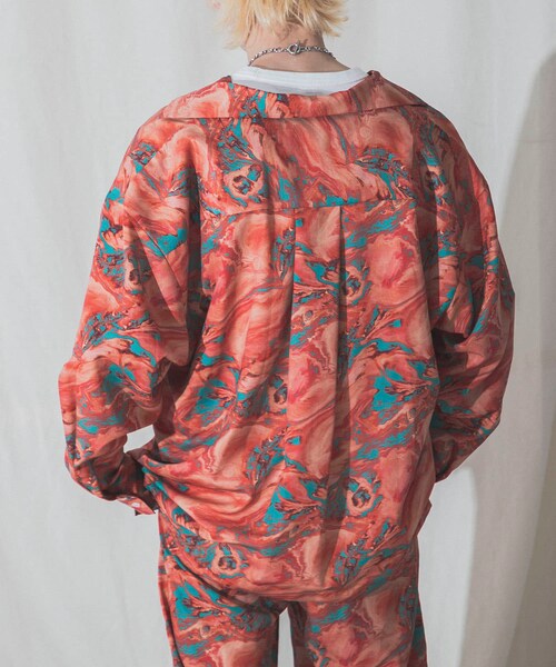 URBAN RESEARCH ID(アーバンリサーチ アイディー)の「URBAN RESEARCH iD 印花開領襯衫(トップス・メンズ・民族風圖騰/佩茲利花紋/大理石紋・M/L)」の14枚目の写真