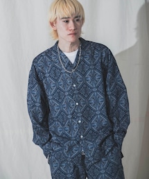 URBAN RESEARCH iD 印花開領襯衫