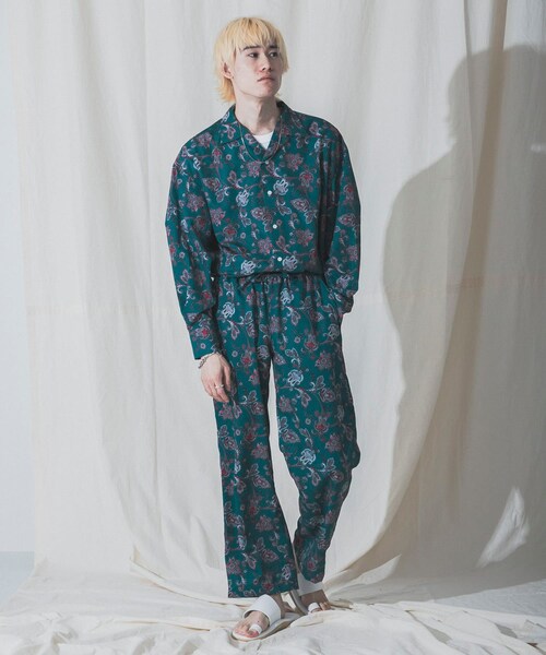 URBAN RESEARCH ID(アーバンリサーチ アイディー)の「URBAN RESEARCH iD 印花開領襯衫(トップス・メンズ・民族風圖騰/佩茲利花紋/大理石紋・M/L)」の10枚目の写真