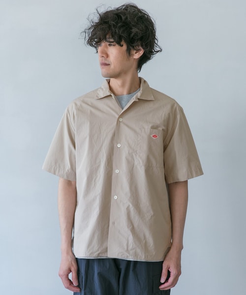 DANTON（ダントン）の「DANTON WORK SHIRTS SHORT-SLEEVE（その他・メンズ・GREIGE/SAX/OLIVE・38/40）」の4枚目の写真