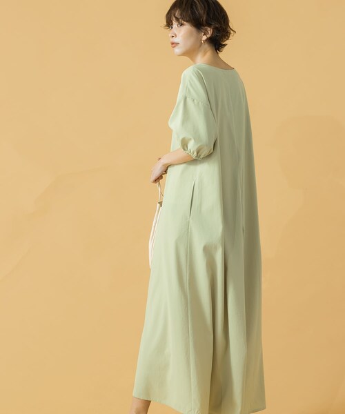 F by ROSSO（エフバイロッソ）の「F by ROSSO UVカットVネックボリュームワンピース（その他・レディース・L/GRAGE/LIME/PINK/NAVY・FREE）」の14枚目の写真