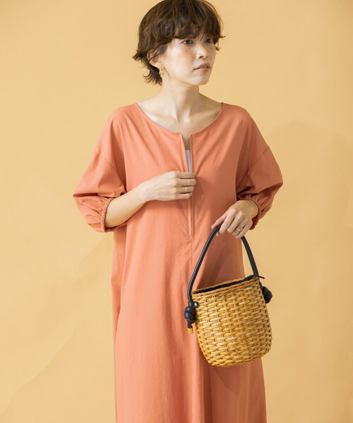 F by ROSSO（エフバイロッソ）の「F by ROSSO UVカットVネックボリュームワンピース（その他・レディース・L/GRAGE/LIME/PINK/NAVY・FREE）」の18枚目の写真