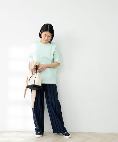 FORK&SPOON(フォークアンドスプーン)の「FORK&SPOON オーガニックコットンショートスリーブTシャツ(その他・レディース・ICE GREEN/BROWN/OFF/BLACK・one)」の22枚目の写真