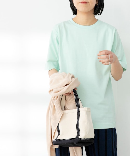 FORK&SPOON(フォークアンドスプーン)の「FORK&SPOON オーガニックコットンショートスリーブTシャツ(その他・レディース・ICE GREEN/BROWN/OFF/BLACK・one)」の21枚目の写真