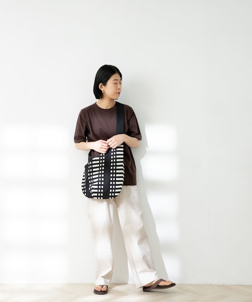 FORK&SPOON(フォークアンドスプーン)の「FORK&SPOON オーガニックコットンショートスリーブTシャツ(その他・レディース・ICE GREEN/BROWN/OFF/BLACK・one)」の9枚目の写真
