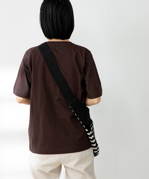 FORK&SPOON(フォークアンドスプーン)の「FORK&SPOON オーガニックコットンショートスリーブTシャツ(その他・レディース・ICE GREEN/BROWN/OFF/BLACK・one)」の7枚目の写真
