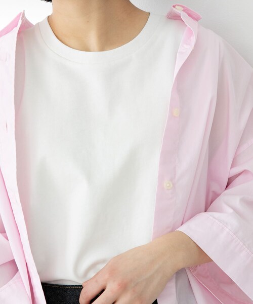 FORK&SPOON（フォークアンドスプーン）の「FORK&SPOON オーガニックコットンノースリーブTシャツ（その他・レディース・ICE GREEN/BROWN/OFF/BLACK・one）」の17枚目の写真