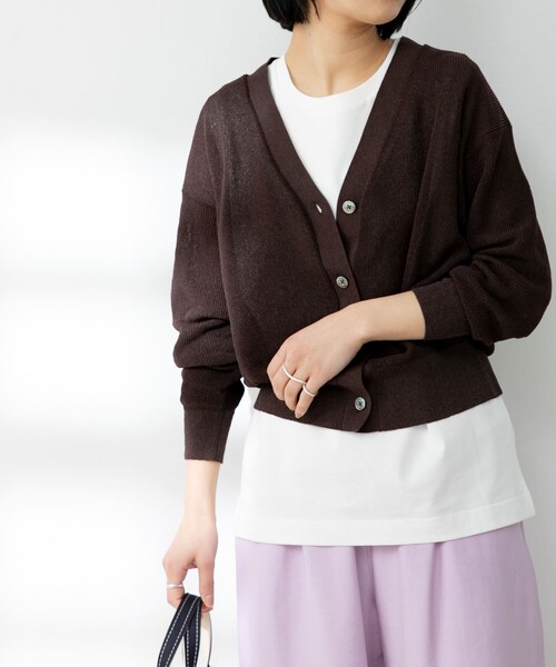 FORK&SPOON（フォークアンドスプーン）の「FORK&SPOON オーガニックコットンノースリーブTシャツ（その他・レディース・ICE GREEN/BROWN/OFF/BLACK・one）」の15枚目の写真