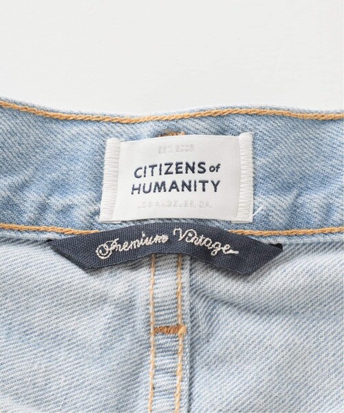 MUSE de Deuxieme classe（ミューズデドゥーズィエムクラス）の「FRIEDA CUFF SHORT デニム（パンツ・ブルー C/(047)/25/残り1点/26/残り3点/27/在庫なし）」の17枚目の写真