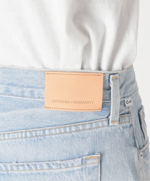 MUSE de Deuxieme classe（ミューズデドゥーズィエムクラス）の「FRIEDA CUFF SHORT デニム（パンツ・ブルー C/(047)/25/残り1点/26/残り3点/27/在庫なし）」の19枚目の写真