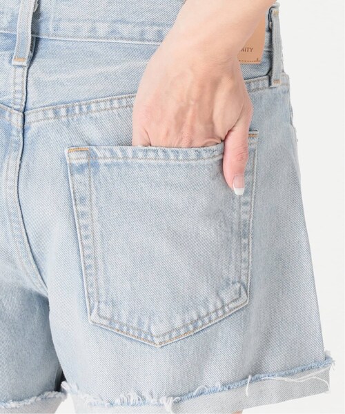 MUSE de Deuxieme classe（ミューズデドゥーズィエムクラス）の「FRIEDA CUFF SHORT デニム（パンツ・ブルー C/(047)/25/残り1点/26/残り3点/27/在庫なし）」の10枚目の写真