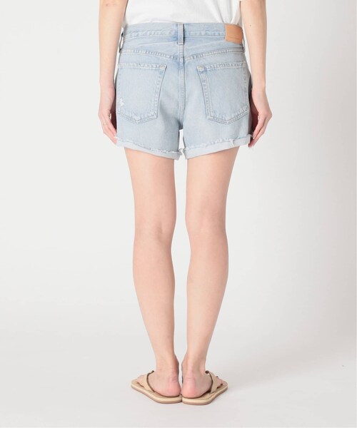MUSE de Deuxieme classe（ミューズデドゥーズィエムクラス）の「FRIEDA CUFF SHORT デニム（パンツ・ブルー C/(047)/25/残り1点/26/残り3点/27/在庫なし）」の7枚目の写真