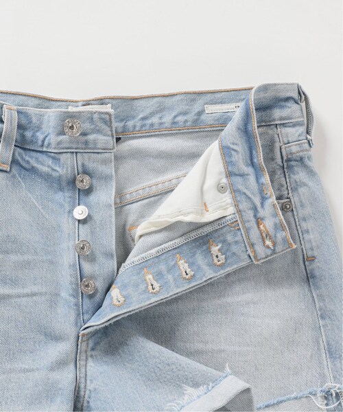 MUSE de Deuxieme classe（ミューズデドゥーズィエムクラス）の「FRIEDA CUFF SHORT デニム（パンツ・ブルー C/(047)/25/残り1点/26/残り3点/27/在庫なし）」の15枚目の写真