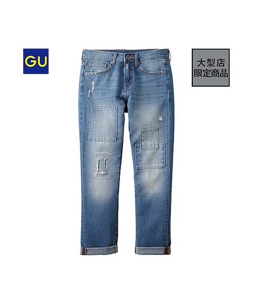 Gu ジーユー の Gu パッチワークボーイフレンドジーンズｗｃ パンツ Wear