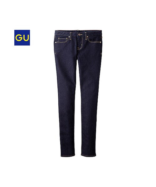 GU（ジーユー）の「（GU）スキニージーンズ（WOMEN ⁄ ジーンズ・レディース・BLUE/NAVY・64/67/70/73/61/58）」の2枚目の写真