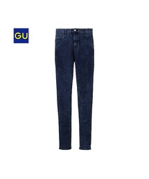 GU | （GU）ハイウエストケミカルジーンズ(パンツ)