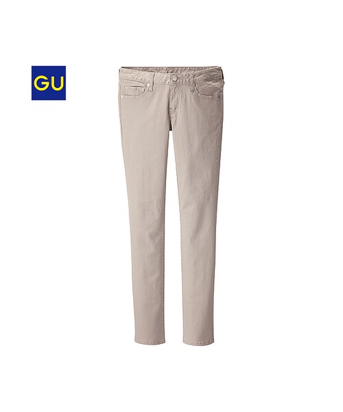 GU（ジーユー）の「（GU）カラースキニーパンツ（レングス７６ｃｍ）（WOMEN ⁄ パンツ・その他・レディース・BLACK/WHITE/OFF WHITE/BEIGE・64/61/70/67/73/58）」の4枚目の写真