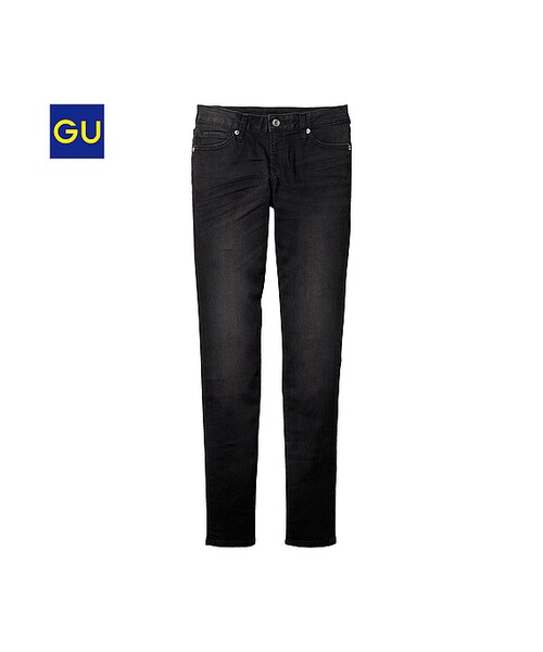 GU(ジーユー)の「(GU)ストレッチプラスカラースキニーパンツA(WOMEN ⁄ パンツ・その他・レディース・GRAY/BLUE/BLACK/PINK・64/70/61/67/58/73)」の1枚目の写真