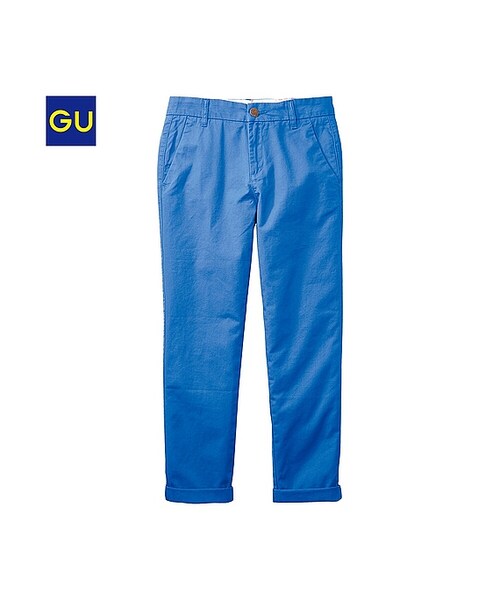GU（ジーユー）の「（GU）ボーイフレンドチノ（WOMEN ⁄ パンツ・その他・レディース・BROWN/GREEN/BLACK/BLUE・XL/S/L/M）」の4枚目の写真