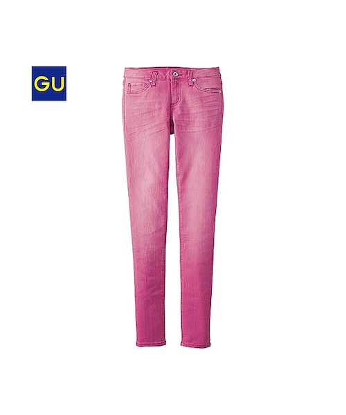 GU（ジーユー）の「（GU）ストレッチプラスカラースキニーパンツＢ（WOMEN ⁄ パンツ・その他・レディース・DARK GREEN/GRAY/PURPLE・61/67/70/64/73/58）」の3枚目の写真