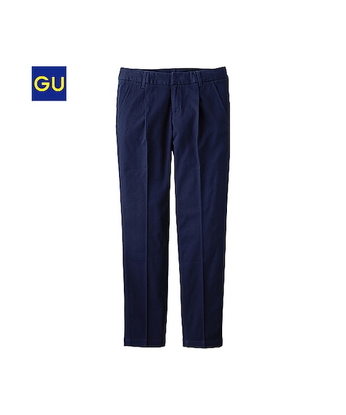 GU(ジーユー)の「(GU)テーパードチノC(WOMEN ⁄ パンツ・その他・レディース・BEIGE/NAVY/OFF WHITE/BLACK・M/S/XL/L)」の4枚目の写真