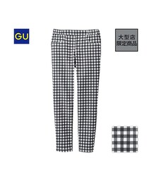 GU | （GU）クロップドパンツ（ギンガム）(パンツ)