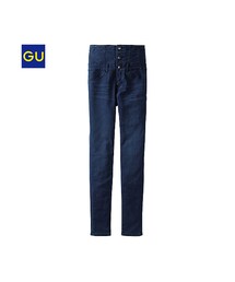 GU | （GU）ハイウエストジーンズ(パンツ)