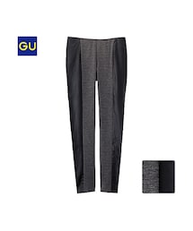 GU | （GU）フェイクレザー切り替えレギンスパンツ(パンツ)