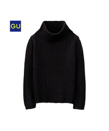 GU | （GU）オフタートルセーター（長袖）(トップス)