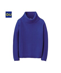 GU | （GU）オフタートルセーター（長袖）(トップス)