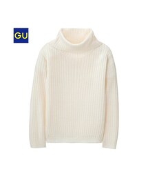 GU | （GU）オフタートルセーター（長袖）(トップス)
