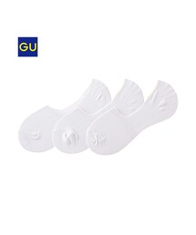 GU | （GU）カバーソックス（３足組）(レッグウェア)
